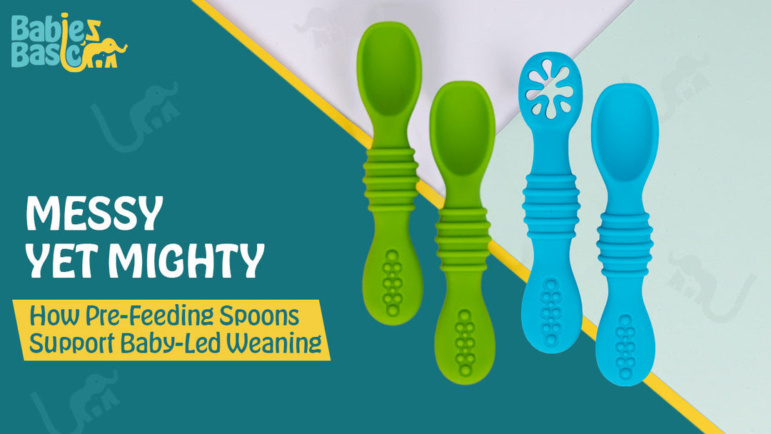 Messy Yet Mighty: How Pre-Feeding Spoons Support Baby-Led Weaning