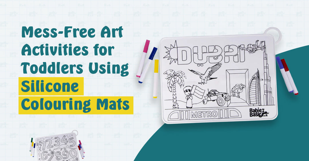 Mess-Free Art Activities for Toddlers Using Silicone Colouring Mats