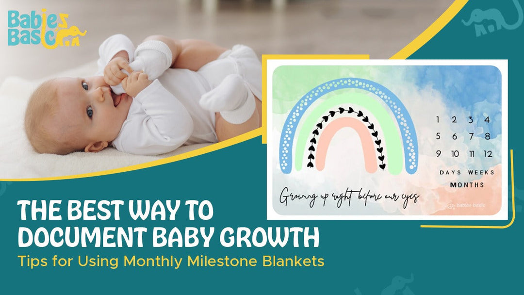 The Best Way to Document Baby Growth: Tips for Using Monthly Milestone  Blankets