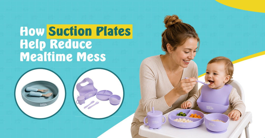 How Suction Plates Help Reduce Mealtime Mess