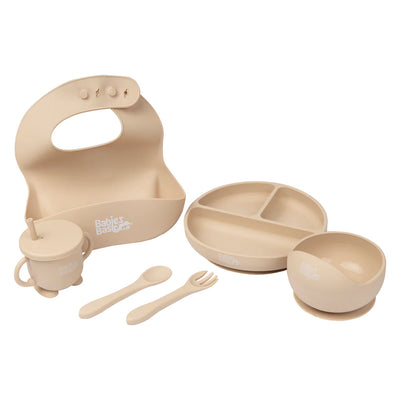 Six Piece Silicone Feeding Sets