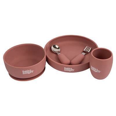 Five Piece Silicone Feeding Set