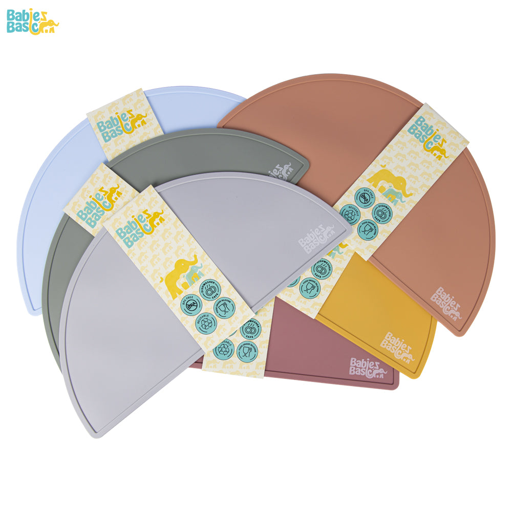 Silicone Placemat for Babies/ Kids - Grey