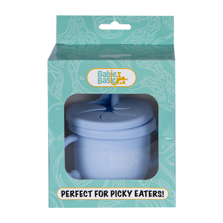 Snack and Training Cup with Silicone Straw For Toddlers