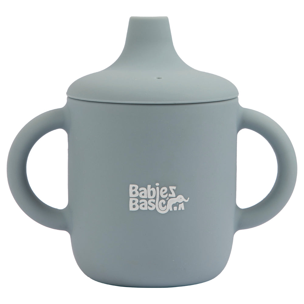 Babies Basic - Stage 1 Silicone Spout Cup - Blue