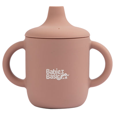 Babies Basic - Stage 1 Silicone Spout Cup - Pink