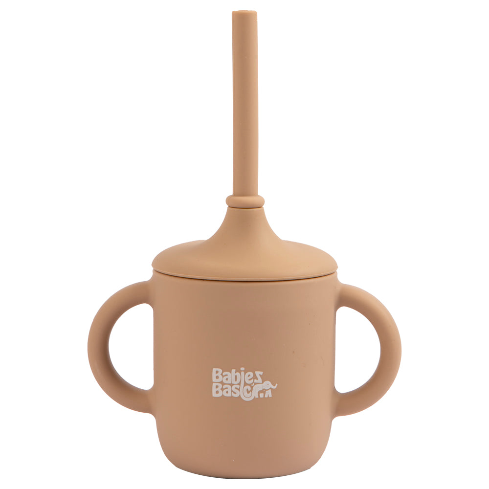 Babies Basic - Stage 2 Silicone Cup with Straw