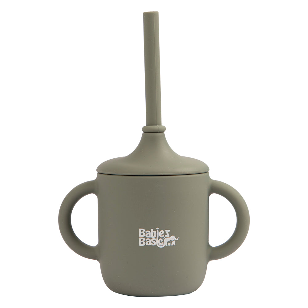 Babies Basic - Stage 2 Silicone Cup with Straw