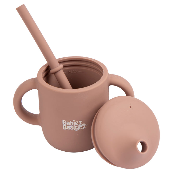 Babies Basic - Stage 2 Silicone Cup with Straw
