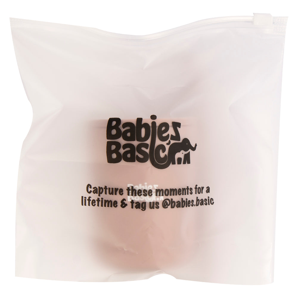 Babies Basic - Stage 3 Silicone Cup with Straw- Pink