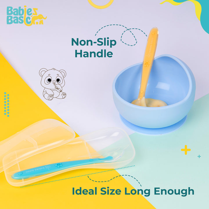 Silicone Spoons - Large | Non-Toxic & Gentle |  For Comfortable and Safe Feeding