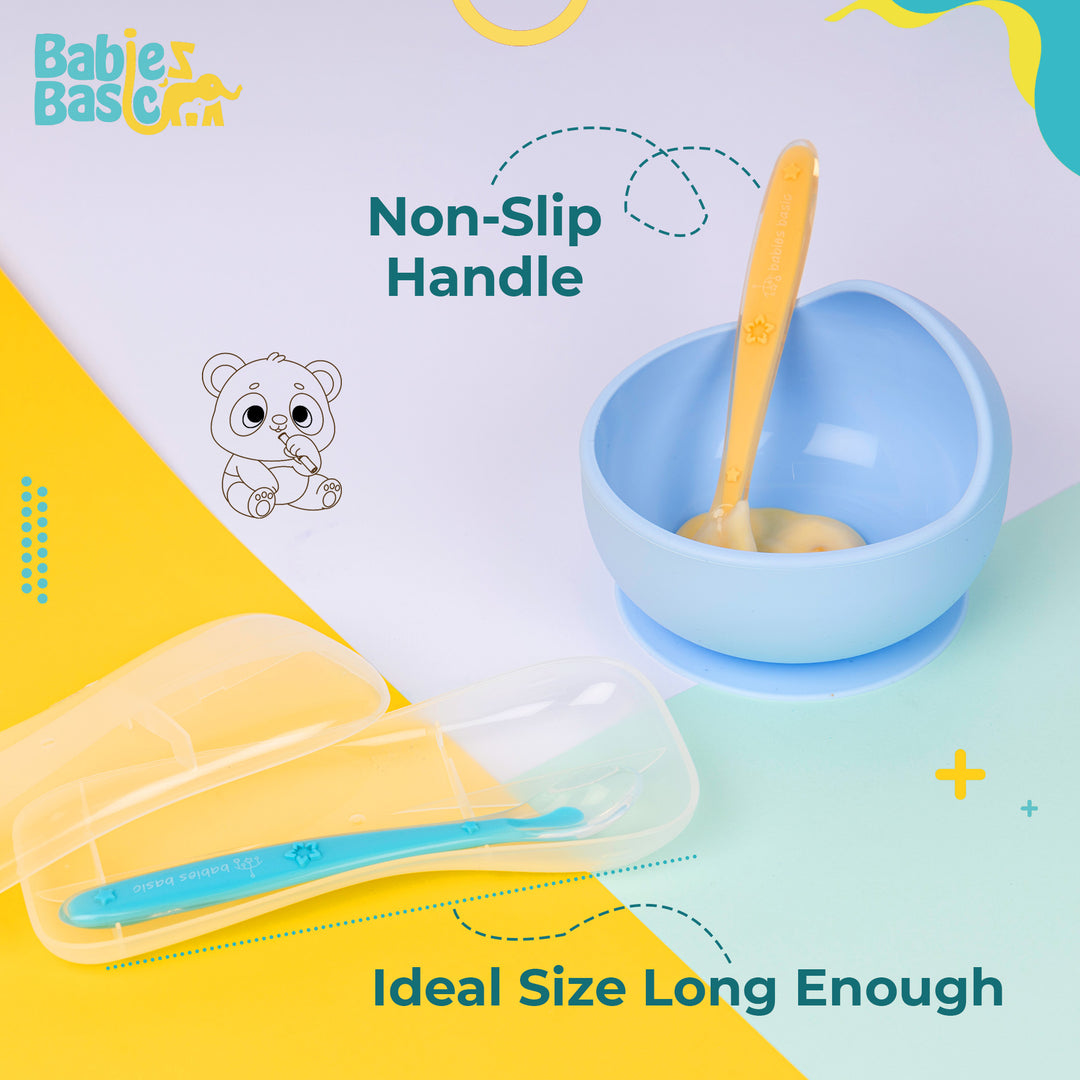Silicone Spoons - Small | Non-Toxic & Gentle |  For Easy and Safe Feeding for Little Ones
