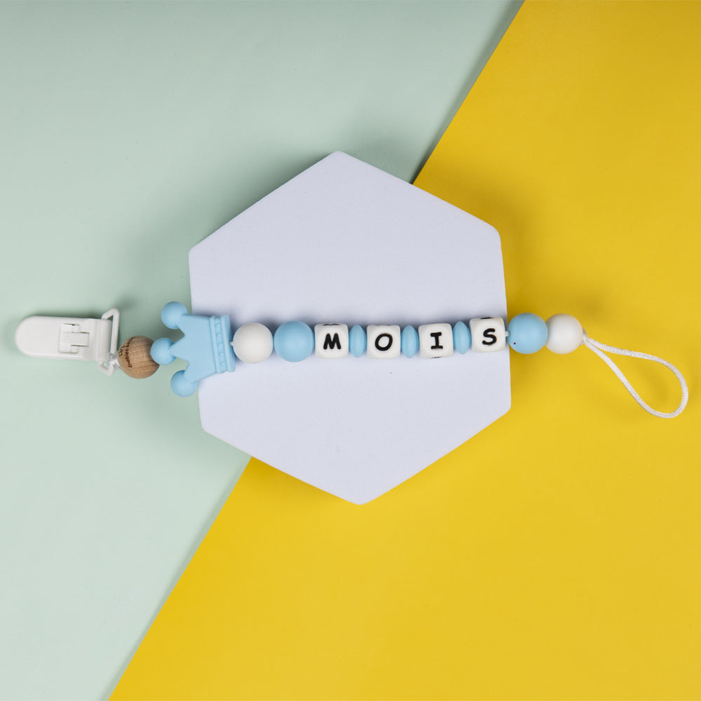 Personalized Pacifier Clip - Ocean Theme | Non-Toxic Material