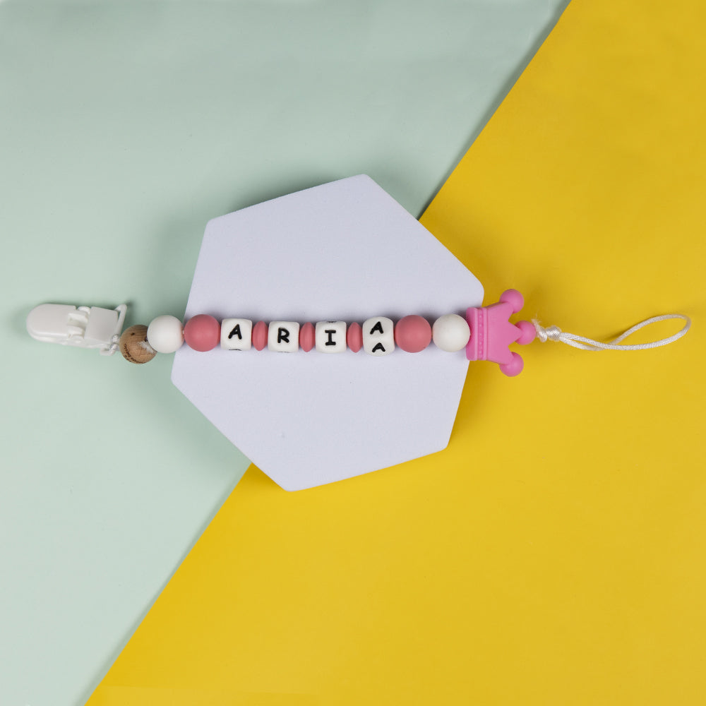 Personalized Pacifier Clip - Ocean Theme | Non-Toxic Material