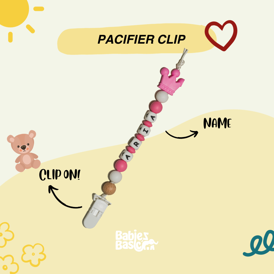 Personalized Pacifier Clip - Ocean Theme | Non-Toxic Material