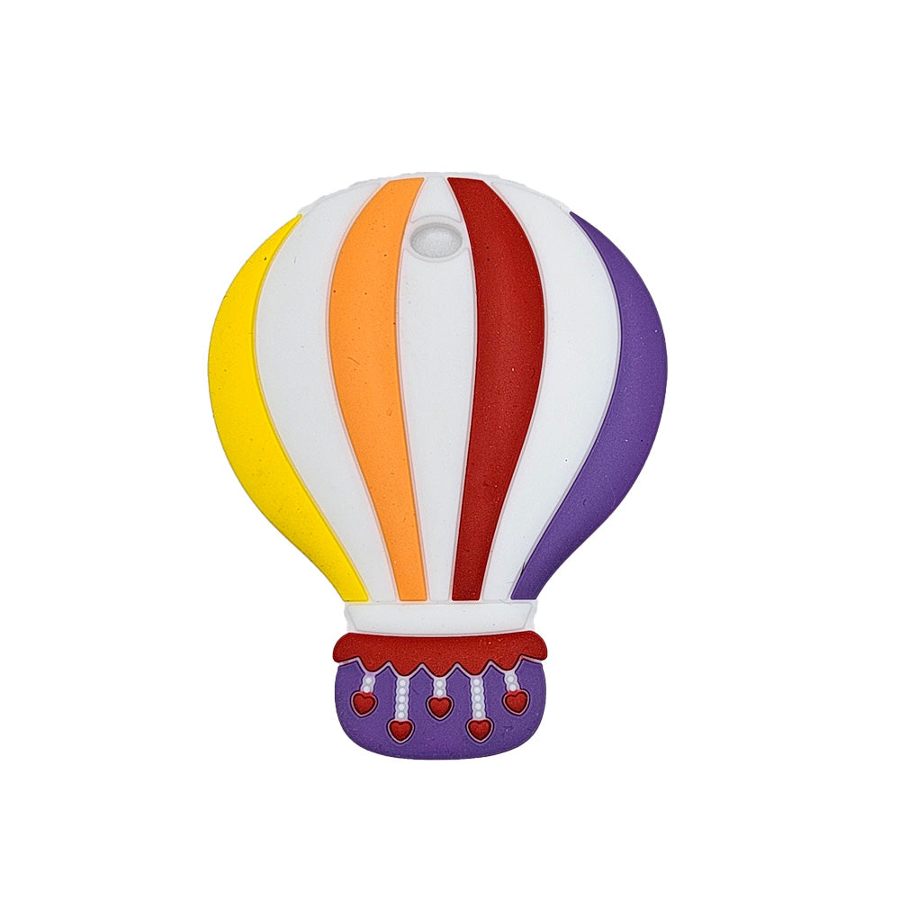 Personalized Pacifier Clip: Rainbow Parachute