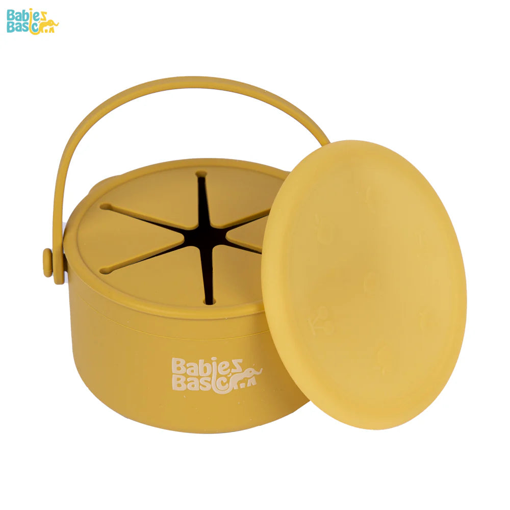 Silicone Snack Cup/Box with Lid