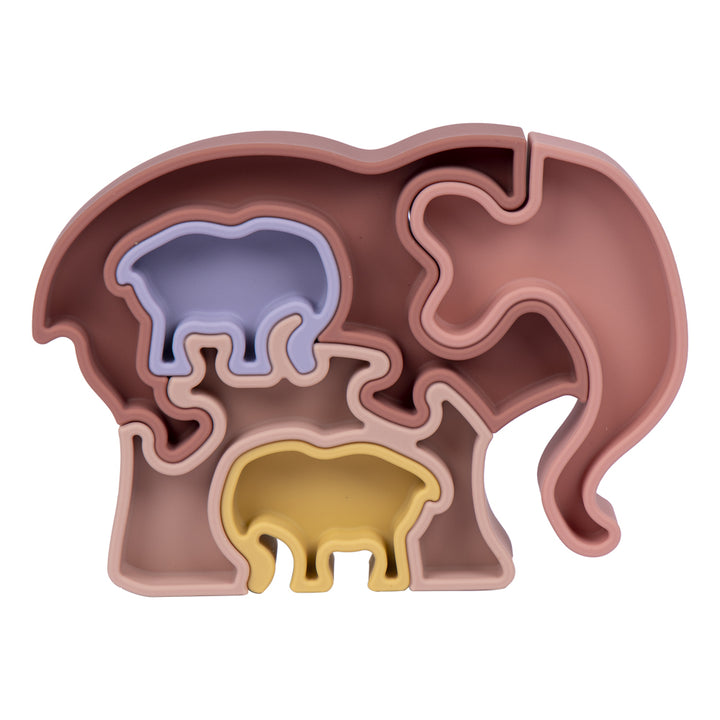 Silicone Stacking Toy for Babies/Kids - Elephant | Non-Toxic & Fun |  For Safe and Engaging Playtime