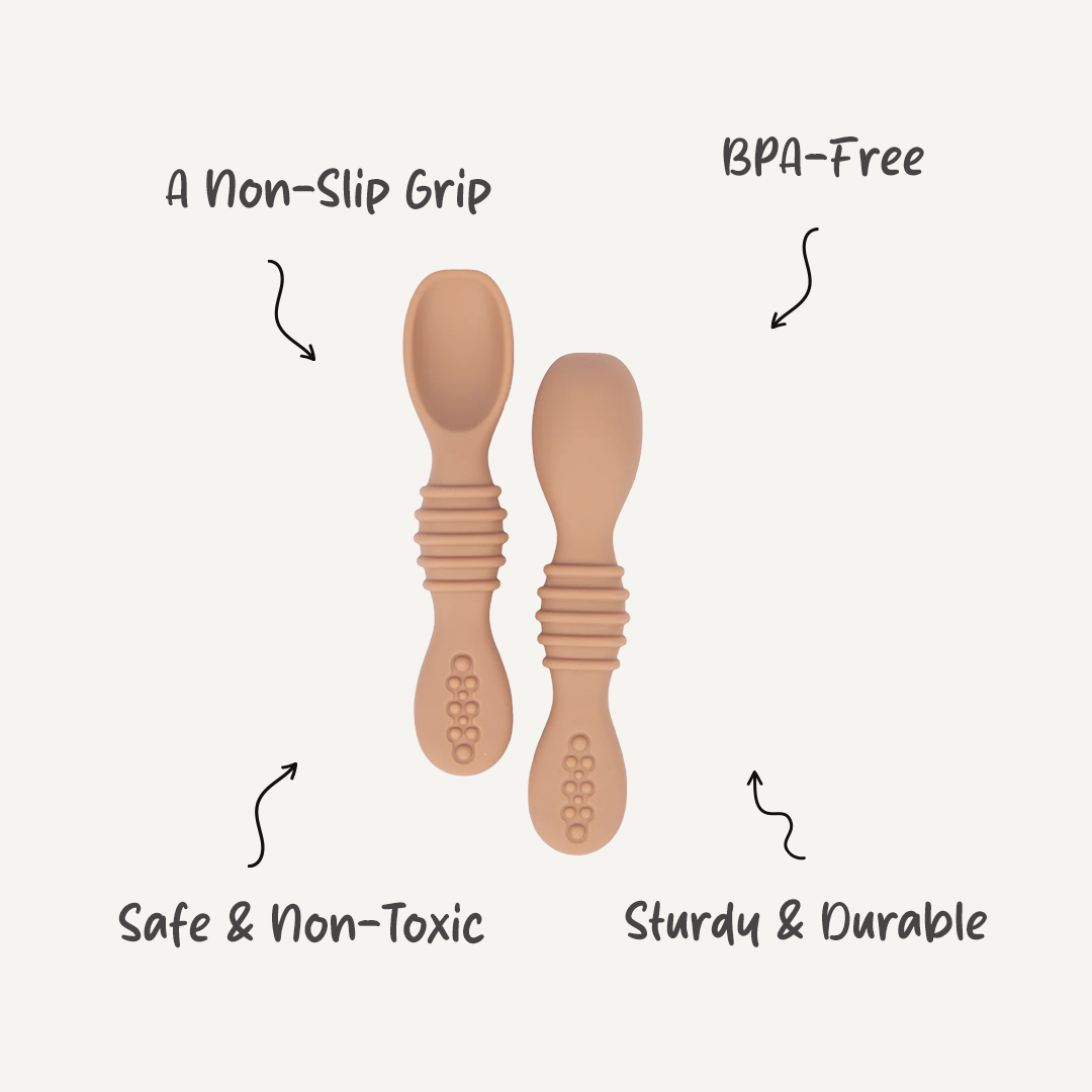 Stage 1 BPA-Free Silicone Spoon Set