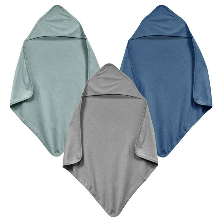 Babies Basic Ribbed Cotton Blanket/Swaddle - Pack of 3