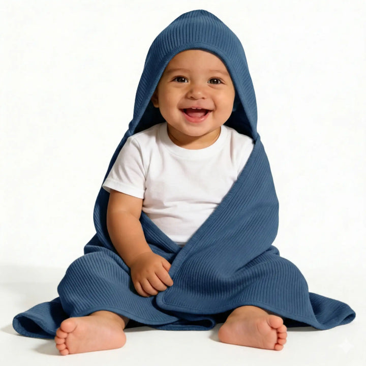 Babies Basic Ribbed Cotton Blanket/Swaddle