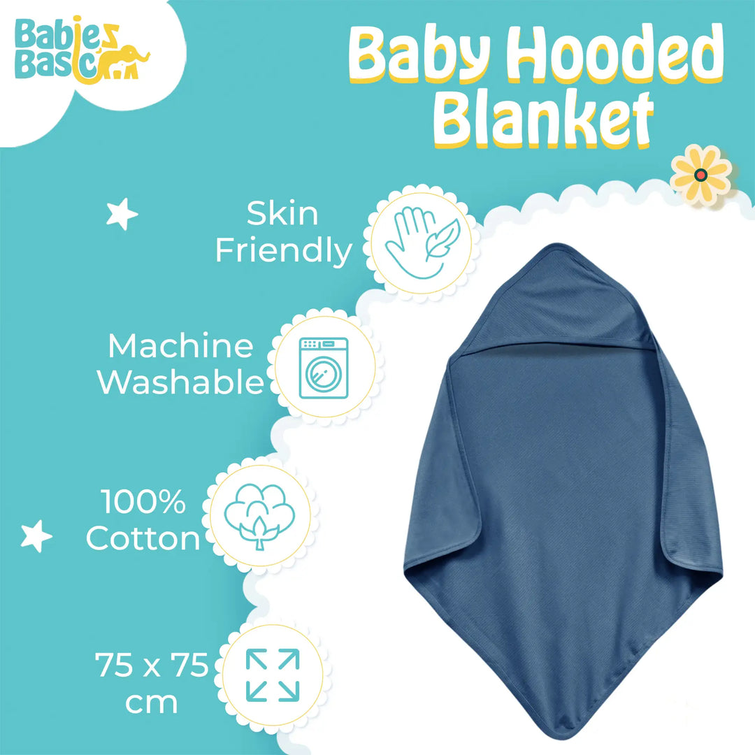 Babies Basic Ribbed Cotton Blanket/Swaddle