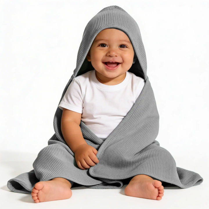 Babies Basic Ribbed Cotton Blanket/Swaddle - Pack of 3