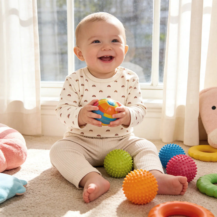 Babies Basic Ribbed Cotton Printed Short Sleeves T-shirt and Pyjama Set