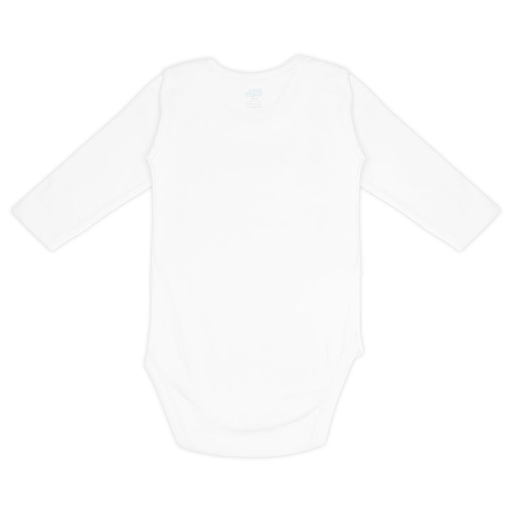 Set of 3 Long Sleeves Rompers/Bodysuits (White) - Up to 24 Months | 100% Cotton |