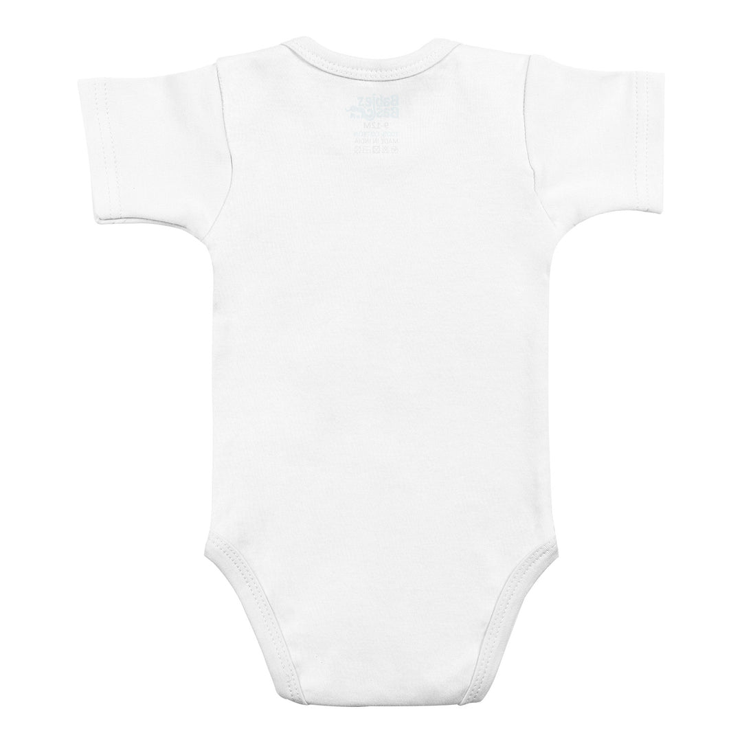 Babies Basic - 6pc-Set - 100% Cotton ShortSleeve Bodysuit ‚ White