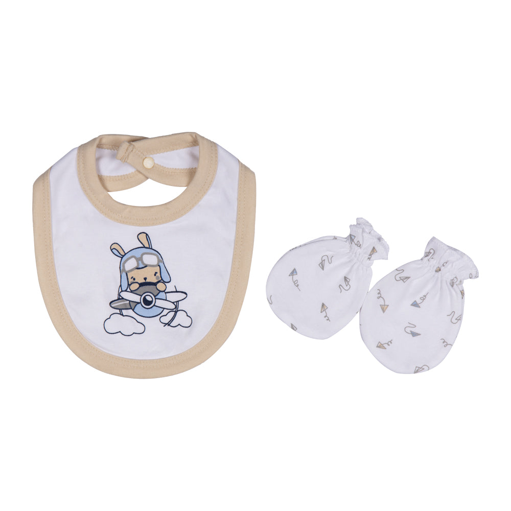 Best Printed Unisex 5 Piece Baby Set in Green | 100% Cotton | Soft & Versatile