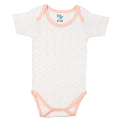 Babies Basic - 3pc-Set - Short Sleeves Printed Romper