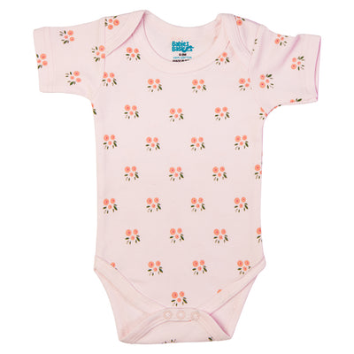 Babies Basic - 3pc-Set - Short Sleeves Printed Romper