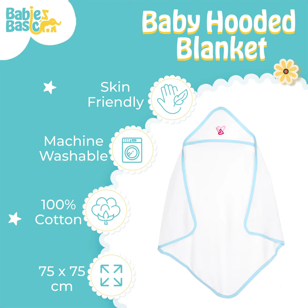 Babies Basic 100% Cotton Swaddle / Receiving Blanket for New Born