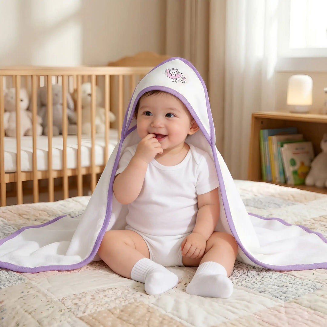 Babies Basic 100% Cotton Swaddle / Receiving Blanket for New Born - Pack of 3