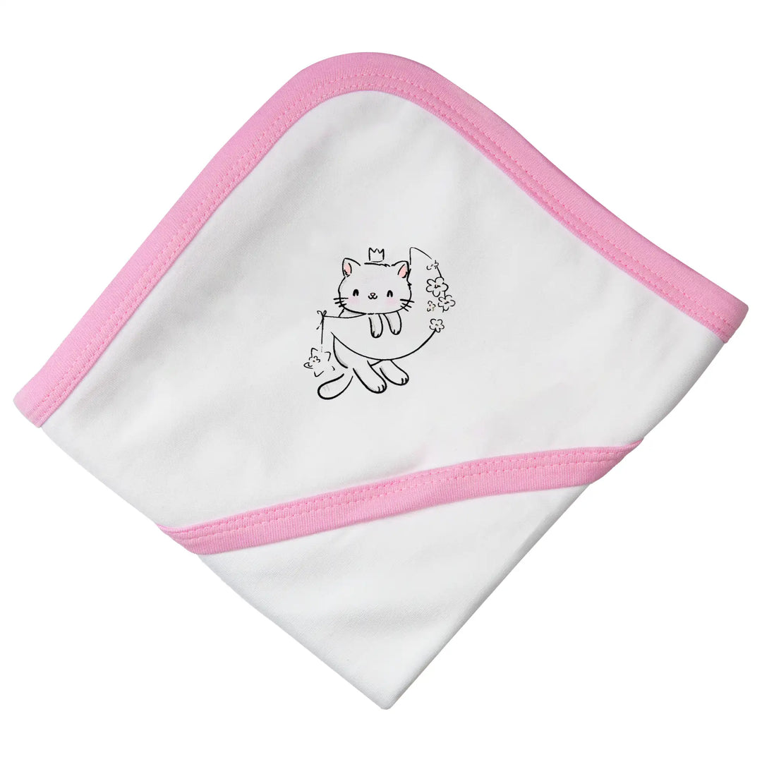 Babies Basic 100% Cotton Swaddle / Receiving Blanket for New Born