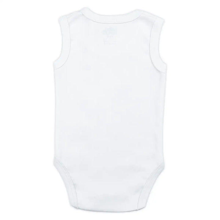 Babies Basic 100% Super Combed Cotton, Sleeveless Romper/Bodysuit, for New Born to 24months. Set of 9 - White