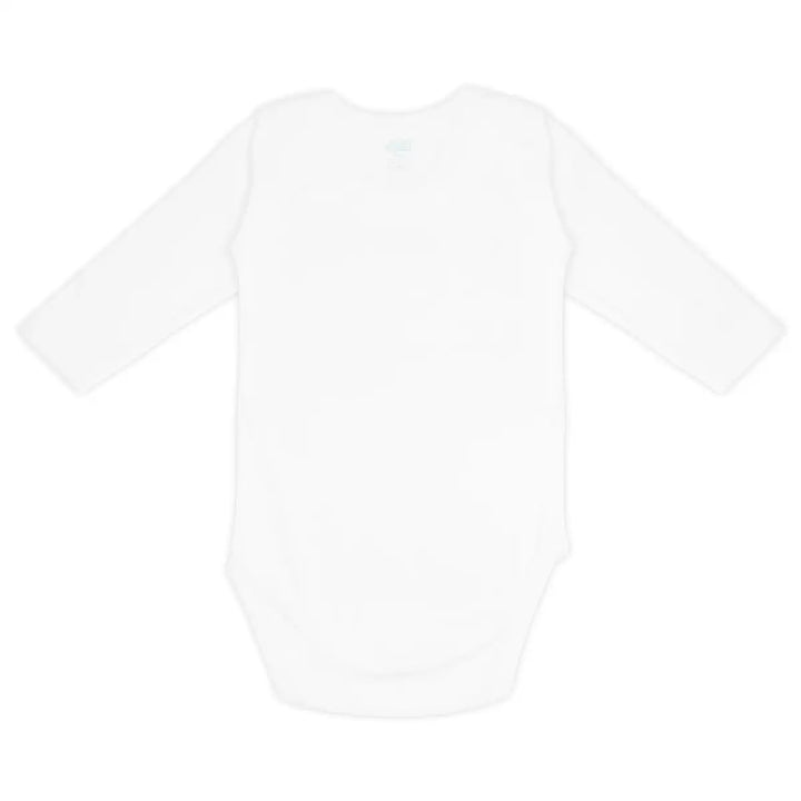 Babies Basic 100% Super Combed Cotton, Long Sleeves Romper/Bodysuit, for New Born to 24months. Set of 9 - White