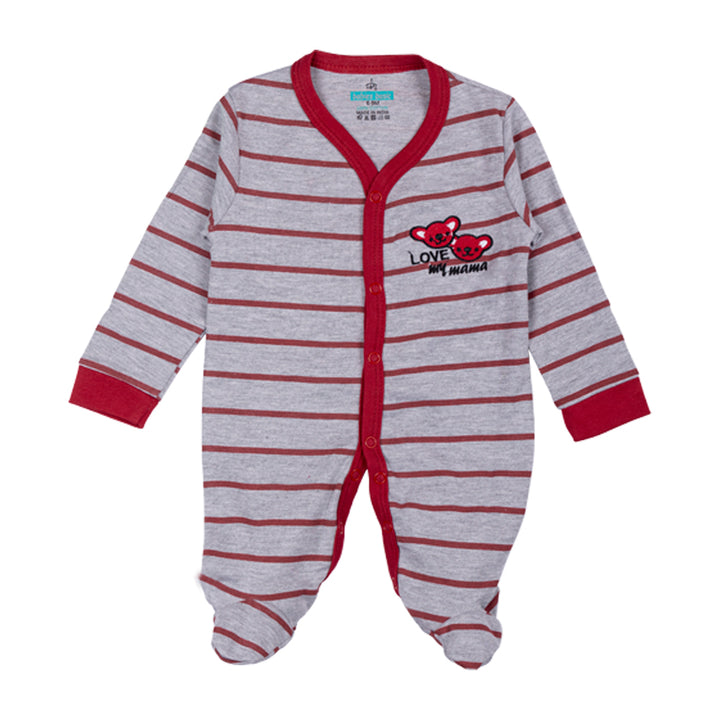 BabiesBasic 100% cotton Printed Long Sleeves Jumpsuit/Romper/Sleepsuit with feet covering for babies