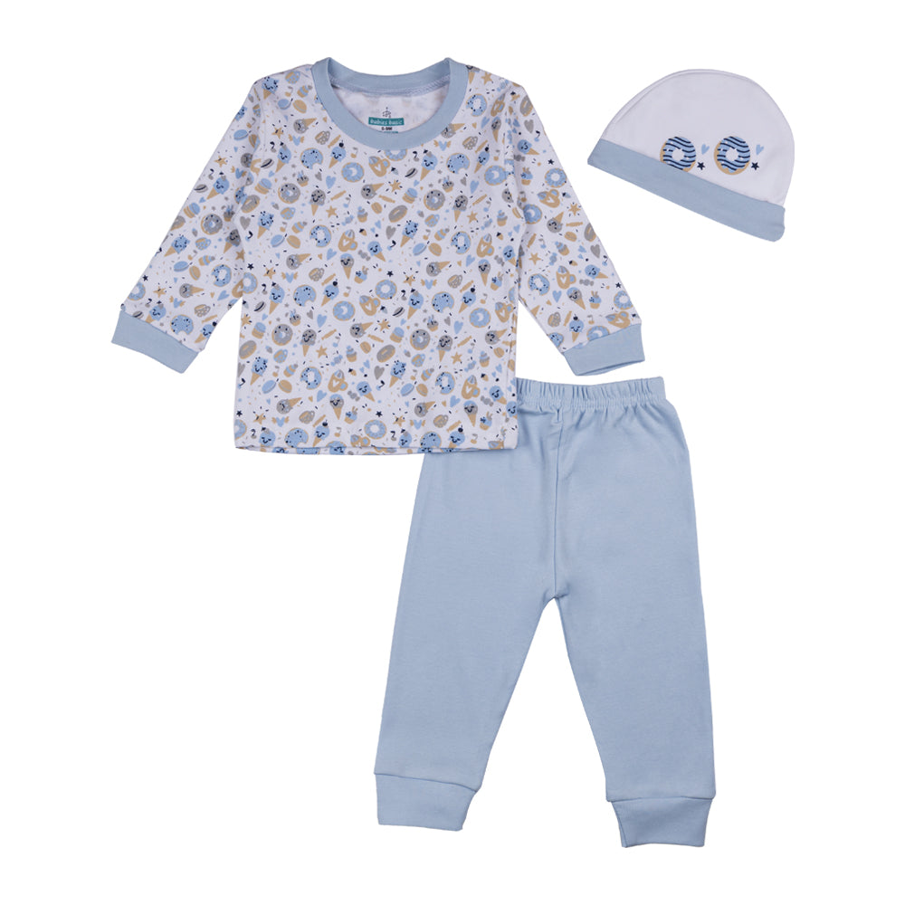 Seven Piece Unisex 100% Cotton Gift Set - Green | Soft & Versatile Baby Essentials