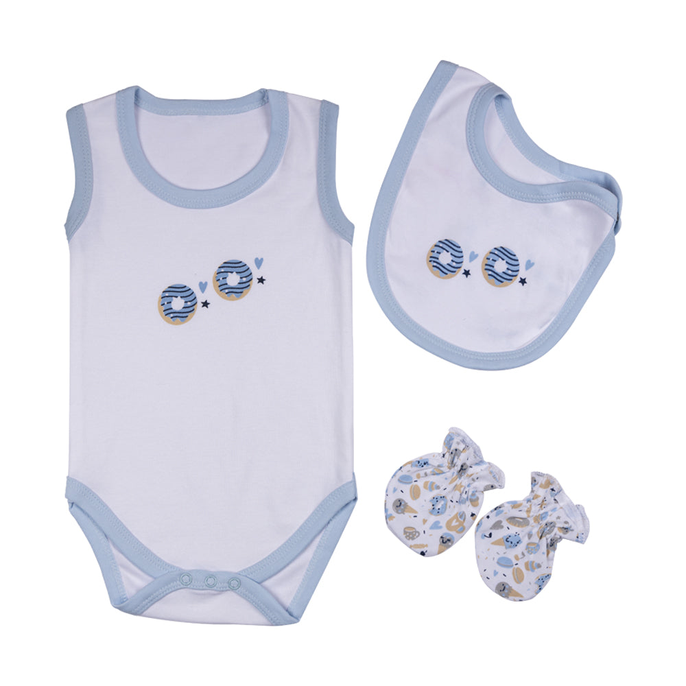 Seven Piece Unisex 100% Cotton Gift Set - Green | Soft & Versatile Baby Essentials