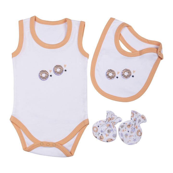 Seven Piece Unisex 100% Cotton Gift Set - Green | Soft & Versatile Baby Essentials