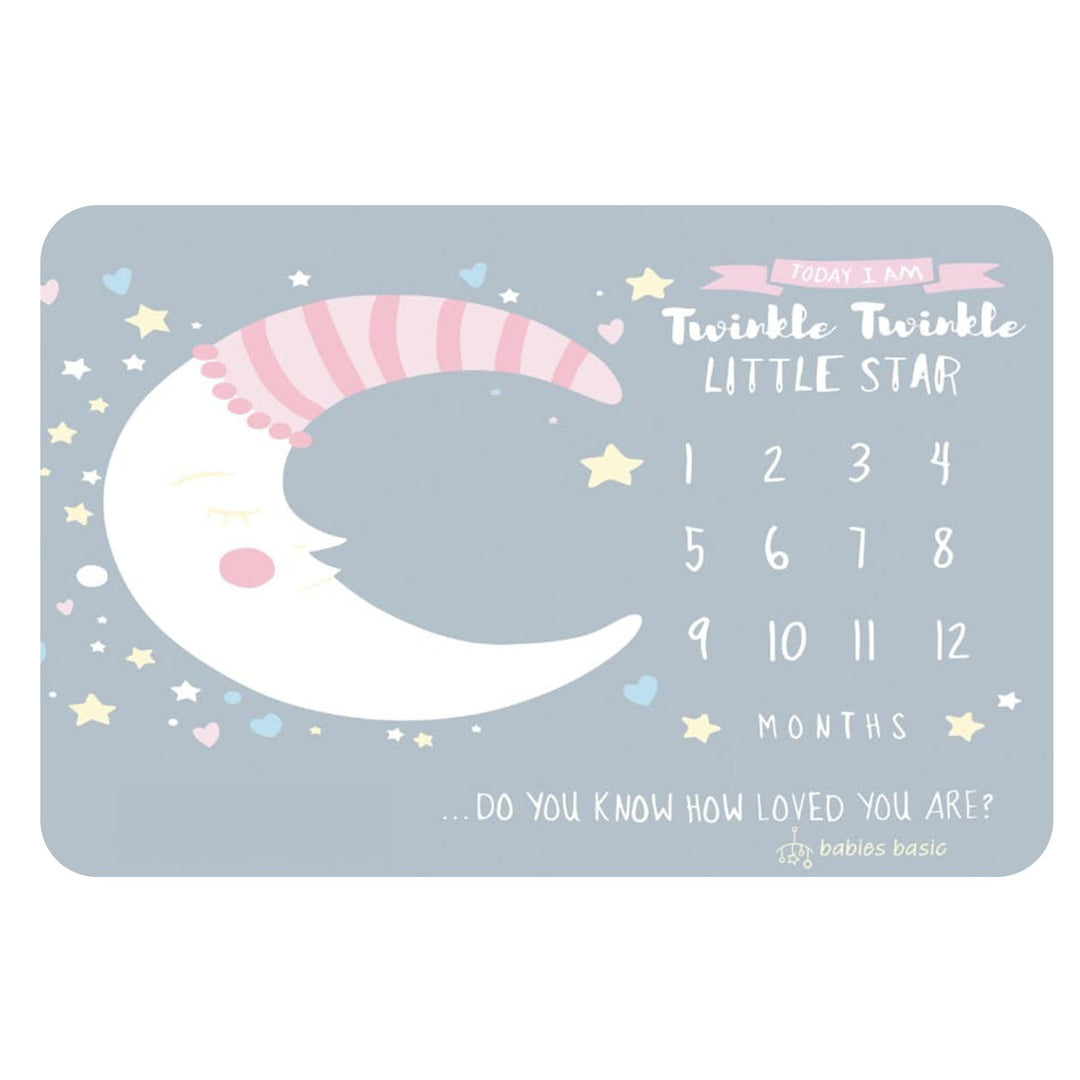 Customized Baby Blanket-Twinkle Twinkle-BabiesBasic
